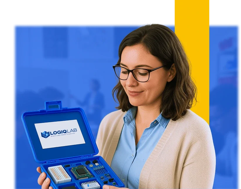 The complete stem lab system banner Logiqlab